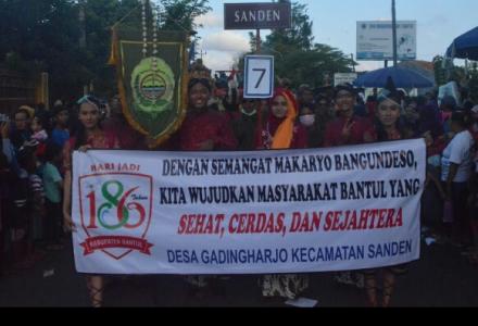 Kirab Budaya dalam menyambut HUT Kabupaten Bantul ke 187