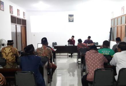 Pembahasan Anggaran Perubahan Bersama BPD Desa Gadingharjo