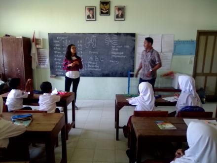 Pelatihan Dokter Kecil Lanjutan dari coas Puskesmas Sanden.