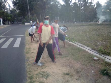 Kerja Bakti Warga Dusun Pranti 