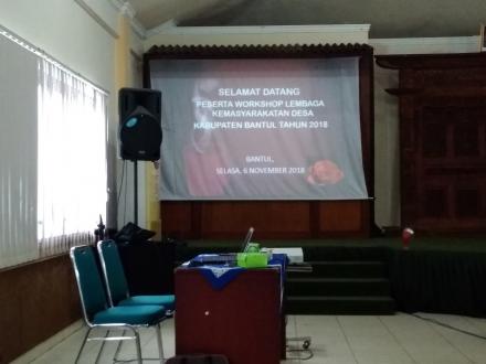 Workshop Lembaga Kemasyarakatan Desa