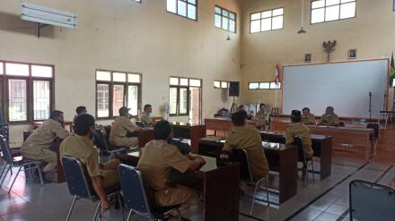 Rapat koordinasi Pamong Kalurahan Gadingharjo minggu ketiga 2021