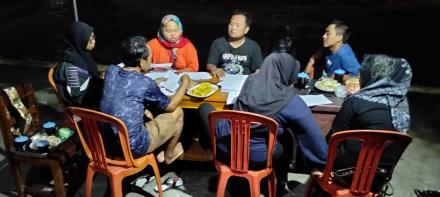 RAPAT KOORDINASI KPPS DI TPS 07 DUSUN KARANGANYAR