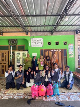 Posyandu Balita Gelatik Daleman bersama Mahasiswa KKN UII Unit 70